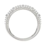 18K WHITE GOLD 1/4CT ROUND DIAMOND LADIES BAND - Image 2