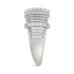 18K WHITE GOLD 1/4CT ROUND DIAMOND LADIES BAND - Image 5