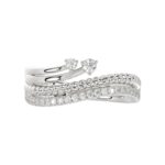 18K WHITE GOLD 1/4CT ROUND DIAMOND LADIES RING - Image 5