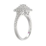 18K WHITE GOLD 1CT ROUND DIAMOND LADIES RING - Image 2
