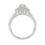 18K WHITE GOLD 1CT ROUND DIAMOND LADIES RING - Image 4