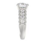 18K WHITE GOLD 1CT ROUND DIAMOND LADIES SEMI MOUNT RING(CENTER STONE MOUNT ROUND DIAMOND 3CT) - Image 6