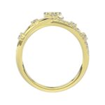 18K YELLOW GOLD 1/3CT ROUND DIAMOND LADIES RING - Image 2