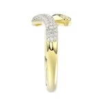 18K YELLOW GOLD 1/3CT ROUND DIAMOND LADIES RING - Image 3
