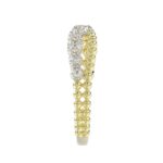 18K YELLOW GOLD 1/4CT ROUND DIAMOND LADIES RING - Image 3