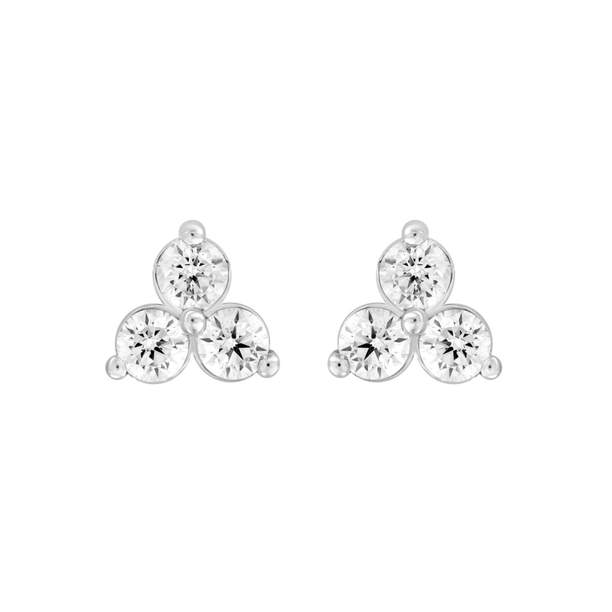 19226286_VA10044W-1201x1201.jpg 14K WHITE GOLD 1CT ROUND DIAMOND LADIES EARRINGS - Image 1