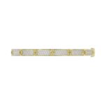 18K YELLOW GOLD 1CT ROUND DIAMOND LADIES BANGLE - Image 5