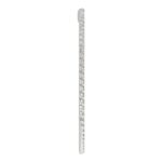 18K WHITE GOLD 15 1/2CT ROUND DIAMOND LADIES NECKLACE - Image 3