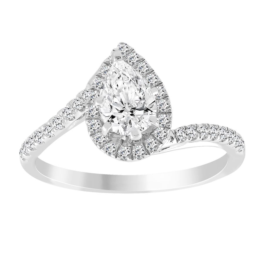 19232189_287067W-AB.jpg LADIES RING 0.25CT ROUND DIAMOND 14K WHITE GOLD - Image 1