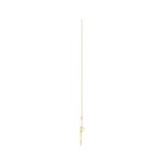10K YELLOW GOLD 1/5CT ROUND DIAMOND LADIES PENDANT WITH CHAIN - Image 2
