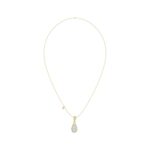 10K YELLOW GOLD 1/5CT ROUND DIAMOND LADIES PENDANT WITH CHAIN - Image 3