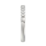 18K WHITE GOLD 1/3CT ROUND DIAMOND LADIES BAND - Image 5