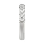 18K WHITE GOLD 3/4CT ROUND DIAMOND LADIES BAND - Image 5