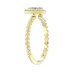 14K WHITE GOLD 1/10CT ROUND DIAMOND LADIES RING - Image 2
