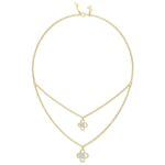 18K YELLOW GOLD 1/5CT ROUND DIAMOND LADIES NECKLACE - Image 3