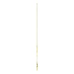 18K YELLOW GOLD 1/6CT ROUND DIAMOND LADIES NECKLACE (MIDNIGHT BLACK ENAMEL) - Image 2