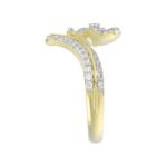 18K YELLOW GOLD 1/2CT ROUND DIAMOND LADIES RING - Image 5