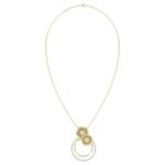 18K YELLOW GOLD 3/4CT ROUND DIAMOND LADIES PENDANT WITH CHAIN - Image 4