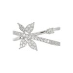 18K WHITE GOLD 1/3CT ROUND DIAMOND LADIES RING - Image 5