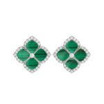 18K WHITE GOLD 1/3CT ROUND DIAMOND LADIES EARRINGS
