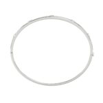 18K WHITE GOLD 1/2CT ROUND DIAMOND LADIES BANGLE - Image 3