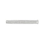 18K WHITE GOLD 3CT ROUND DIAMOND LADIES BANGLE - Image 5