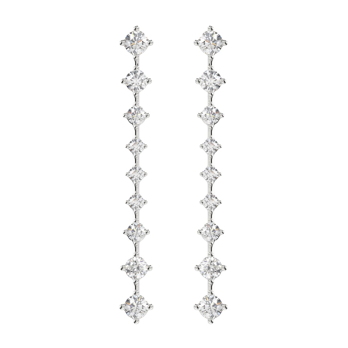 20342899_VA12440W-1201x1201.jpg 14K WHITE GOLD 2CT ROUND DIAMOND LADIES EARRINGS - Image 1