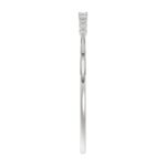 14K WHITE GOLD 5/8CT ROUND/PEAR DIAMOND LADIES BANGLE - Image 3