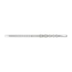 14K WHITE GOLD 5/8CT ROUND/PEAR DIAMOND LADIES BANGLE - Image 4