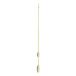 18K YELLOW GOLD 1/6CT ROUND/BAGUETTE DIAMOND LADIES NECKLACE (MIDNIGHT BLACK ENAMEL) - Image 2