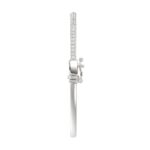 18K WHITE GOLD 1CT ROUND DIAMOND LADIES BANGLE - Image 3