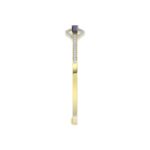 18K YELLOW GOLD 4 3/4CT ROUND/ONYX DIAMOND LADIES BANGLE(COLOR STONE ONYX DIAMOND 4CT) - Image 4
