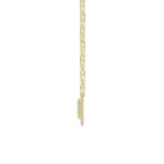 18K YELLOW GOLD 1/4CT ROUND DIAMOND LADIES NECKLACE - Image 2
