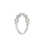 LADIES RING 0.15CT ROUND DIAMOND 14K WHITE GOLD - Image 3