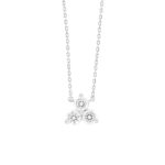 14K WHITE GOLD 1 1/5CT ROUND DIAMOND LADIES PENDANT WITH CHAIN