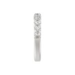 14K WHITE GOLD 3/4CT ROUND DIAMOND LADIES BAND - Image 3
