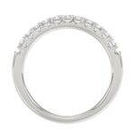 14K WHITE GOLD 1/3CT ROUND DIAMOND LADIES BAND - Image 4