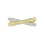 18K YELLOW GOLD 1/4CT ROUND DIAMOND LADIES RING - Image 2