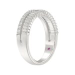 18K WHITE GOLD 1/5CT ROUND DIAMOND LADIES RING - Image 3