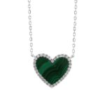 18K WHITE GOLD 1/3CT ROUND DIAMOND LADIES PENDANT